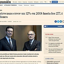 Cuatrecasas crece un 12% en 2018 hasta los 277,4 millones